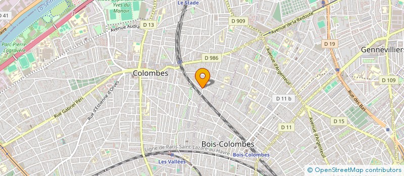 localisation de l'entreprise MONSIEUR JULIEN LANGUET à COLOMBES