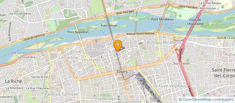 localisation de l'entreprise MONSIEUR JULIEN LANNEAU à TOURS