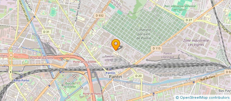 localisation de l'entreprise MONSIEUR JULIEN LANNOY  PANTIN