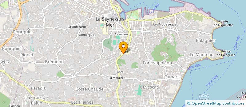 localisation de l'entreprise MONSIEUR JULIEN LANSIMAKI à LA SEYNE-SUR-MER