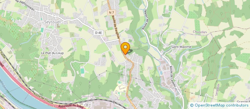 localisation de l'entreprise MONSIEUR JULIEN LANTIER  VIENNE