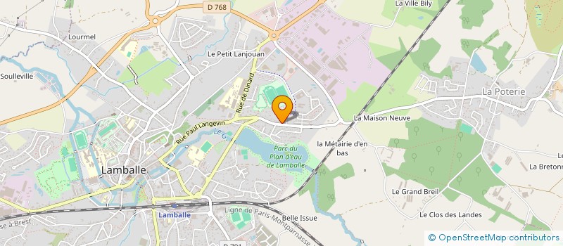 localisation de l'entreprise MONSIEUR JULIEN LANTRIN  LAMBALLE-ARMOR