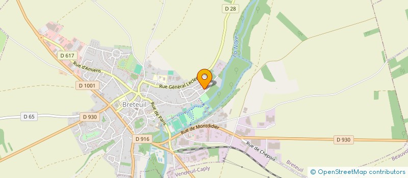 localisation de l'entreprise MONSIEUR JULIEN LANUEL  BRETEUIL