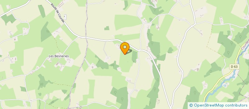 localisation de l'entreprise MONSIEUR JULIEN LAPIERRE  SAINT GEORGES DE LA COUEE