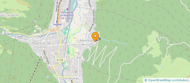 localisation de l'entreprise MONSIEUR JULIEN LAPORTE  MONTAUBAN-DE-LUCHON
