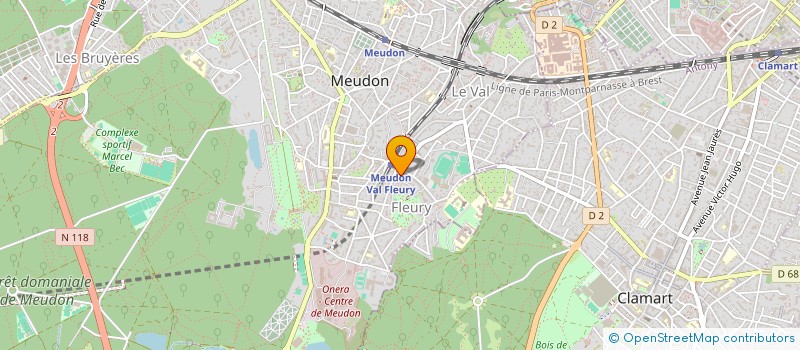 localisation de l'entreprise MONSIEUR JULIEN LAPORTE à MEUDON