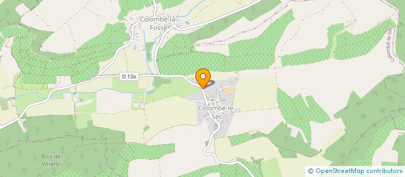 localisation de l'entreprise MONSIEUR JULIEN LAPORTE  COLOMBE-LE-SEC