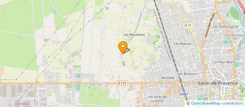localisation de l'entreprise MONSIEUR JULIEN LAPP  SALON-DE-PROVENCE
