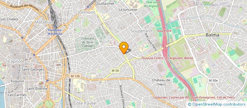 localisation de l'entreprise MONSIEUR JULIEN LARMANDIEU à TOULOUSE