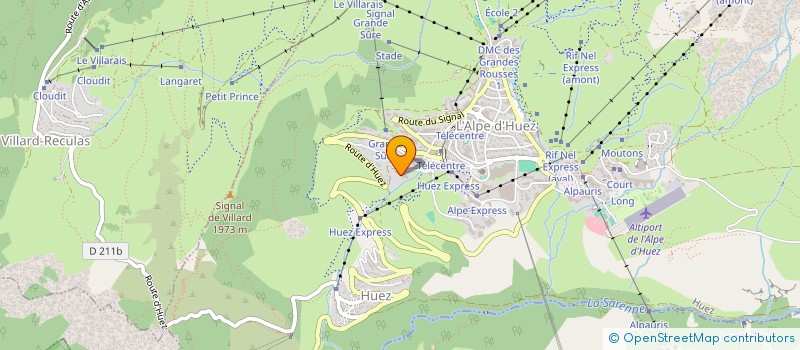 localisation de l'entreprise MONSIEUR JULIEN LAROCHE  HUEZ