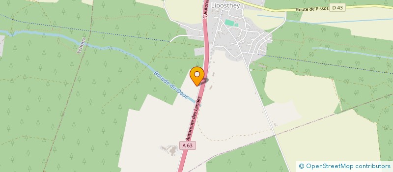 localisation de l'entreprise MONSIEUR JULIEN LARRERE  LIPOSTHEY