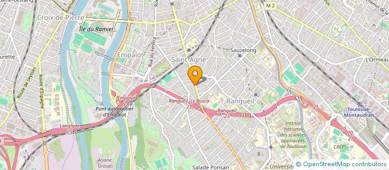 localisation de l'entreprise MONSIEUR JULIEN LARTIGUELONGUE à TOULOUSE