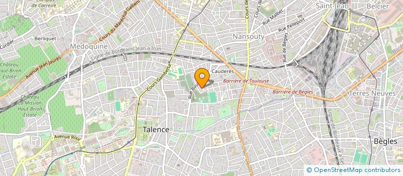 localisation de l'entreprise MONSIEUR JULIEN LASBUGUES  BORDEAUX