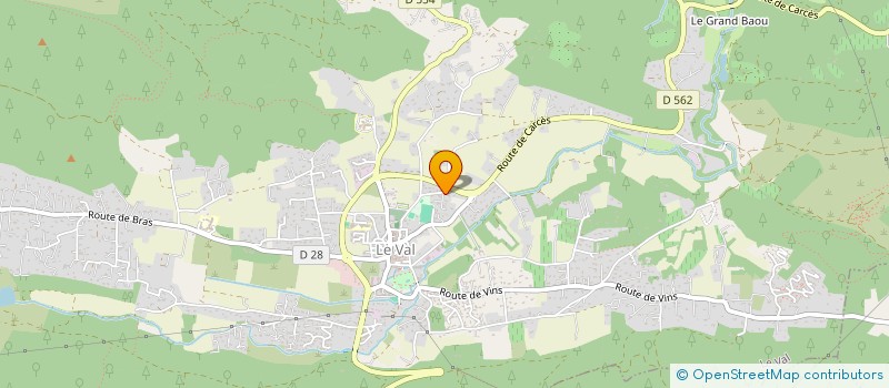 localisation de l'entreprise MONSIEUR JULIEN LASSAUQUE  LE VAL