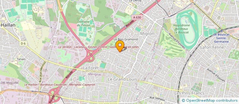 localisation de l'entreprise MONSIEUR JULIEN LAULOM  EYSINES