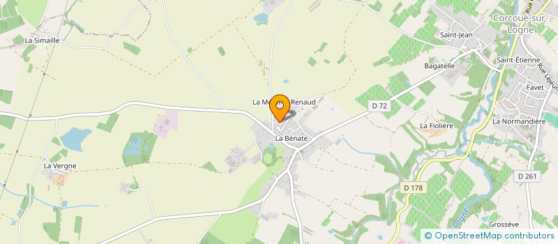 localisation de l'entreprise MONSIEUR JULIEN LAUNAY à CORCOUE-SUR-LOGNE