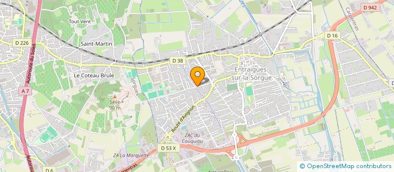 localisation de l'entreprise MONSIEUR JULIEN LAUNAY  ENTRAIGUES-SUR-LA-SORGUE