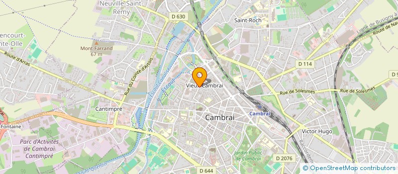 localisation de l'entreprise MONSIEUR JULIEN LAURENT  CAMBRAI