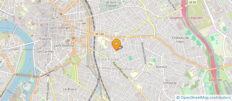 localisation de l'entreprise MONSIEUR JULIEN LAURENT  TOULOUSE