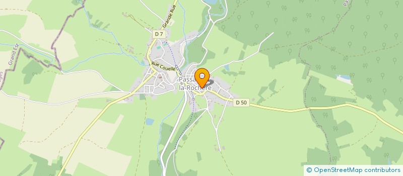 localisation de l'entreprise MONSIEUR JULIEN LAURENT  PASSAVANT-LA-ROCHERE