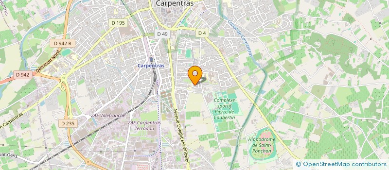 localisation de l'entreprise MONSIEUR JULIEN LAURENT  CARPENTRAS