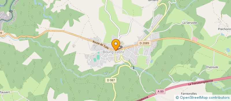 localisation de l'entreprise MONSIEUR JULIEN LAUTIER  BOURG-LASTIC