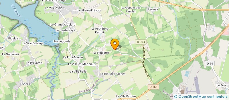 localisation de l'entreprise MONSIEUR JULIEN LAVAREC  SAINT-LUNAIRE