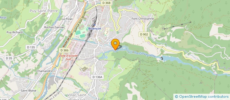 localisation de l'entreprise MONSIEUR JULIEN LAVILLAINE  BRIANCON