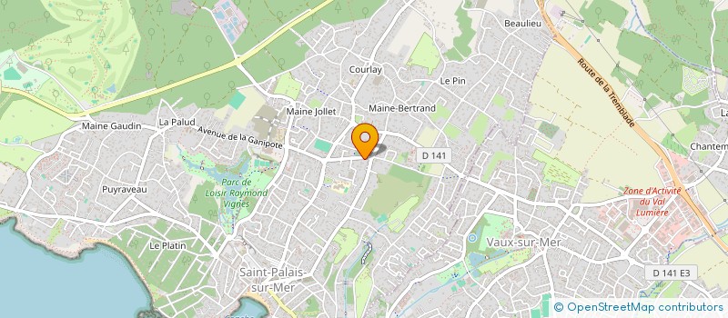 localisation de l'entreprise MONSIEUR JULIEN LAVILLAUROY  SAINT-PALAIS-SUR-MER