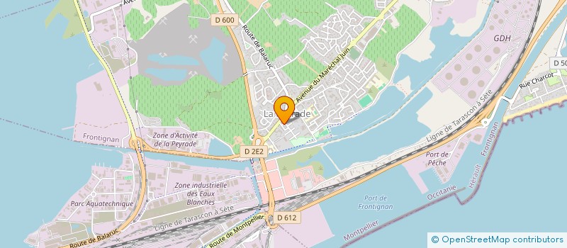 localisation de l'entreprise MONSIEUR JULIEN LAVURI à FRONTIGNAN