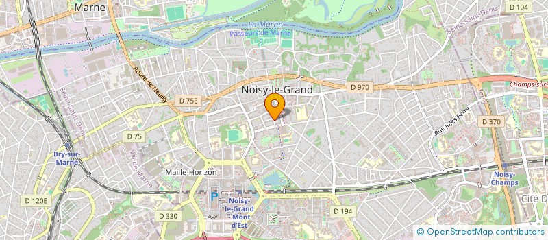 localisation de l'entreprise MONSIEUR JULIEN LE BIHAN  NOISY-LE-GRAND