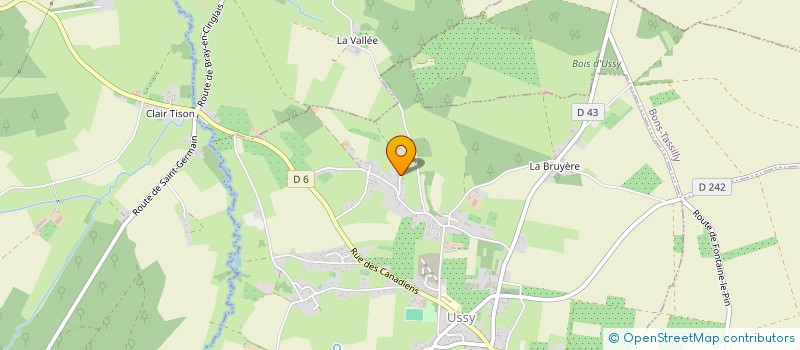 localisation de l'entreprise MONSIEUR JULIEN LE BOBINNEC  USSY