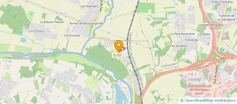 localisation de l'entreprise MONSIEUR JULIEN LE BODO  GOND-PONTOUVRE