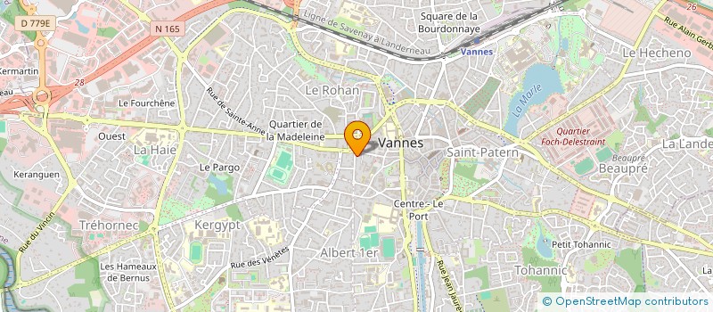 localisation de l'entreprise MONSIEUR JULIEN LE BOUFFO à VANNES