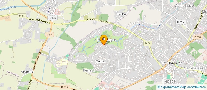 localisation de l'entreprise MONSIEUR JULIEN LE BOULCH  FONSORBES