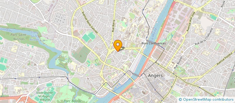 localisation de l'entreprise MONSIEUR JULIEN LE CHUITON à ANGERS