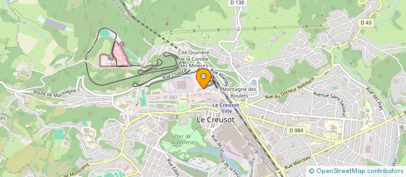 localisation de l'entreprise MONSIEUR JULIEN LE GALL  LE CREUSOT