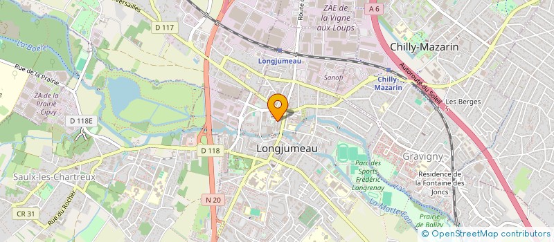 localisation de l'entreprise MONSIEUR JULIEN LE GALLOUDEC à LONGJUMEAU