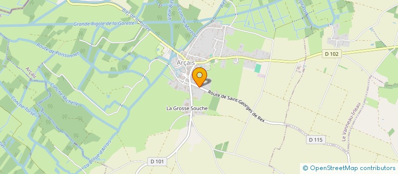 localisation de l'entreprise MONSIEUR JULIEN LE GUET  ARCAIS
