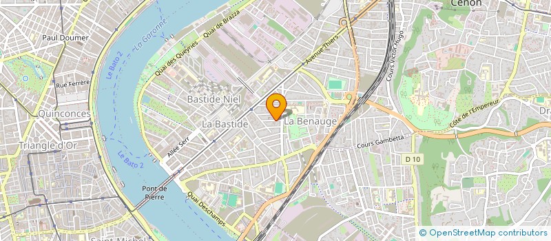 localisation de l'entreprise MONSIEUR JULIEN LE HUEROU  BORDEAUX