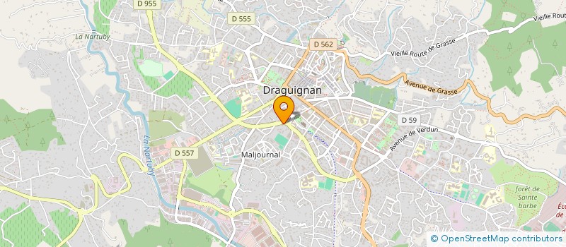 localisation de l'entreprise MONSIEUR JULIEN LE NIR  DRAGUIGNAN