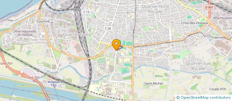 localisation de l'entreprise MONSIEUR JULIEN LE NOBIN  AVIGNON