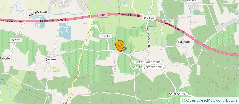 localisation de l'entreprise MONSIEUR JULIEN LE POTTIER  SAINT-SAUVEUR-DE-PUYNORMAND