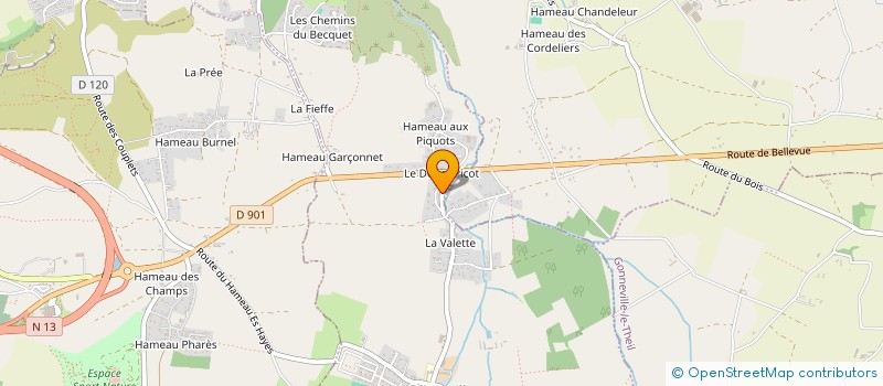 localisation de l'entreprise MONSIEUR JULIEN LE PRINCE MORIN  DIGOSVILLE