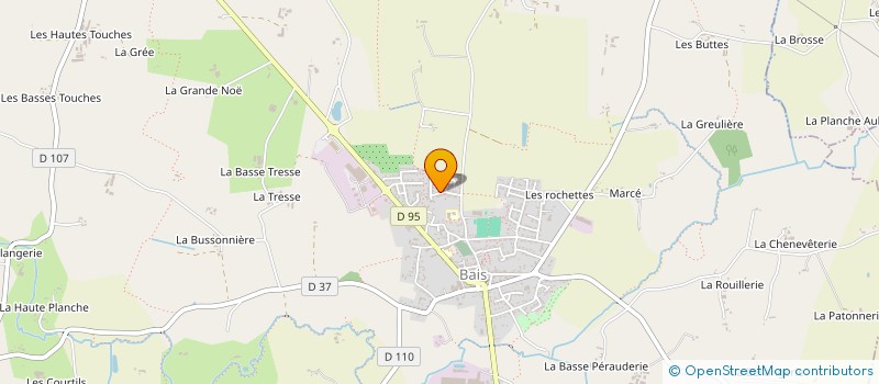 localisation de l'entreprise MONSIEUR JULIEN LE PRIOL  BAIS