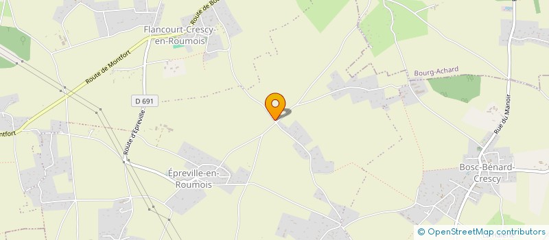 localisation de l'entreprise MONSIEUR JULIEN LE QUELLEC  FLANCOURT-CRESCY-EN-ROUMOIS