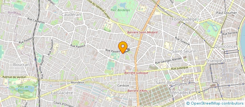 localisation de l'entreprise MONSIEUR JULIEN LE QUERE à BORDEAUX