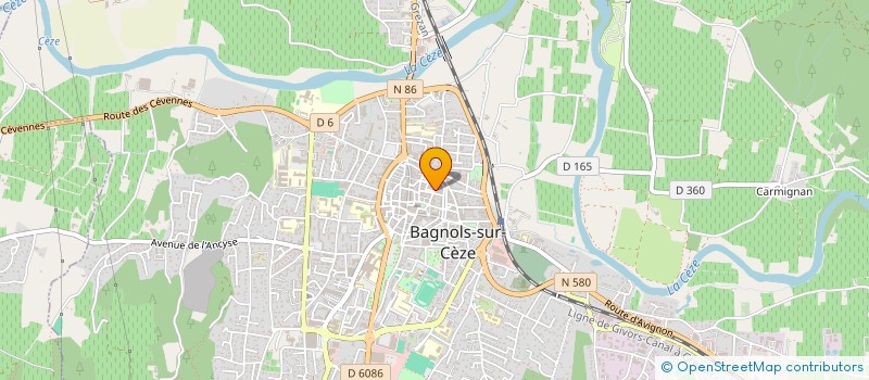 localisation de l'entreprise MONSIEUR JULIEN LE QUERE à BAGNOLS-SUR-CEZE