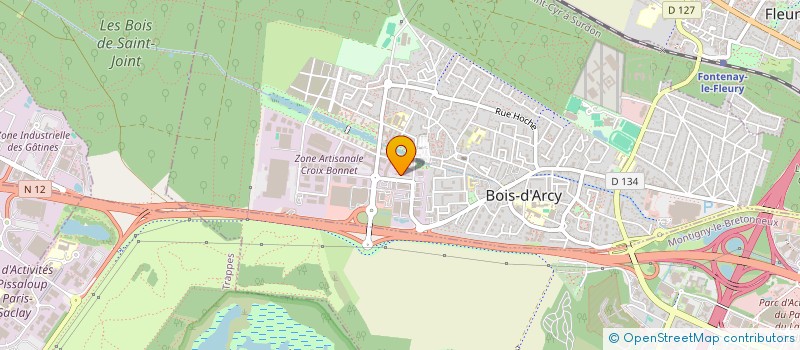localisation de l'entreprise MONSIEUR JULIEN LE ROY à BOIS-D'ARCY