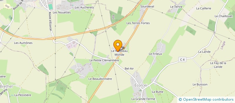 localisation de l'entreprise MONSIEUR JULIEN LE SENECHAL à ECORCEI